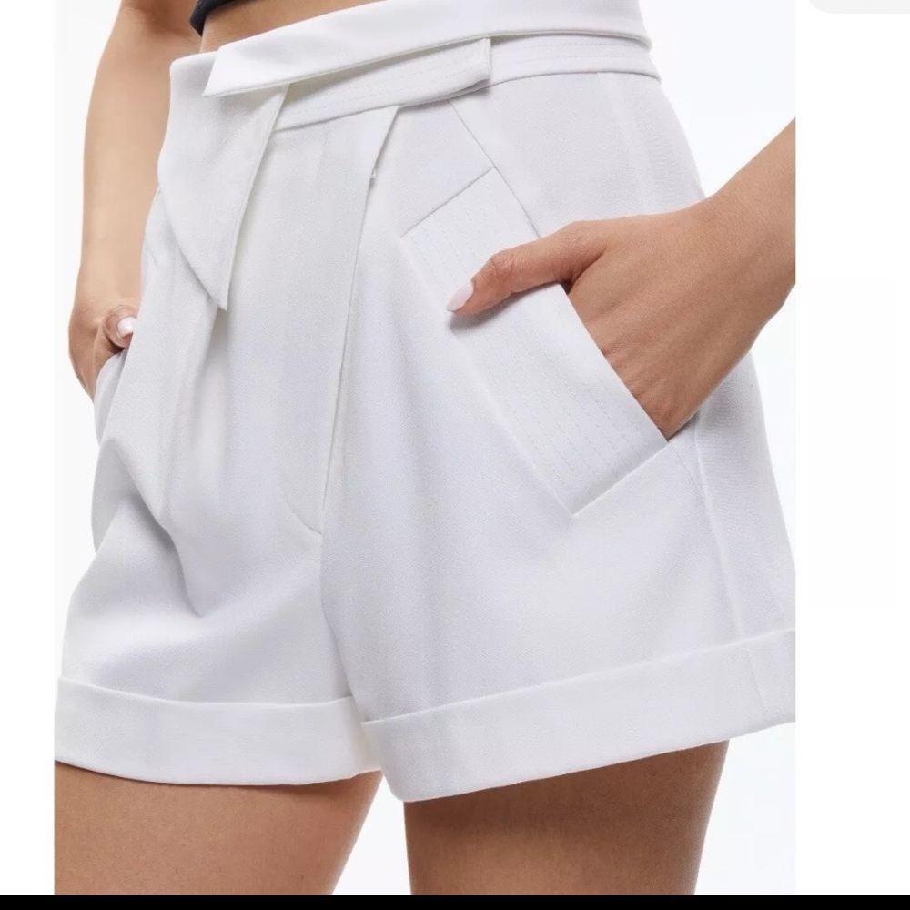 Elegant White Shorts by Alice + Olivia